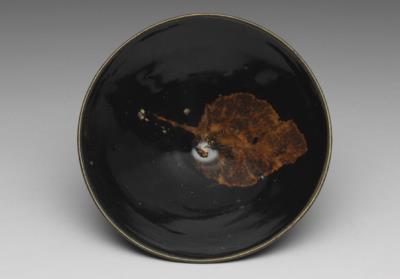 图片[3]-Bowl with leaf pattern on a black ground, Jizhou ware, Southern Song dynasty, 12th -13th century-China Archive